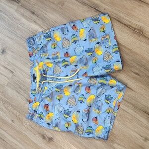 Mens Club Room Fish Swim Trunks